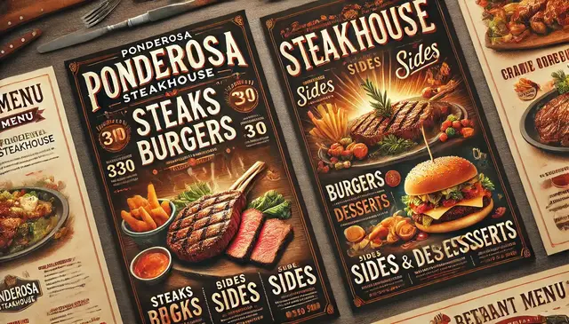 Video thumbnail for Ponderosa Steakhouse Menu Prices