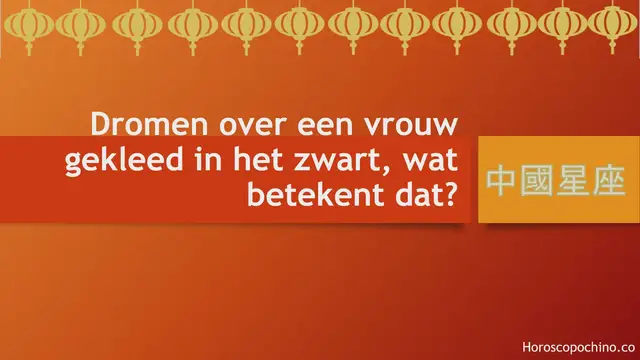 Video thumbnail for Dromen over een vrouw gekleed in het zwart