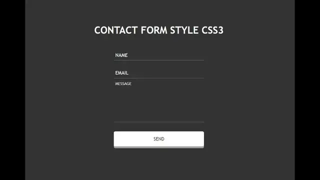 Video thumbnail for How to Design Simple Contact Us Form in Pure HTML5 & CSS3