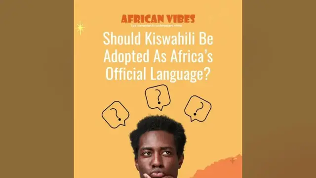 Video thumbnail for Should Kiswahili Be Adopted As Africa’s Official Language?🤔  - Most Spoken Languages in Africa