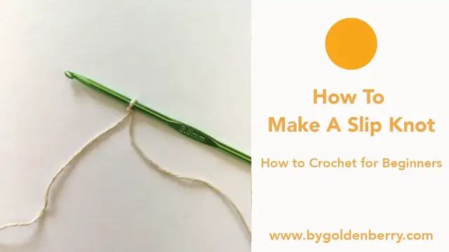 'Video thumbnail for How to do a Slip Knot in Crochet | Crochet for Beginners - Tutorial Two'