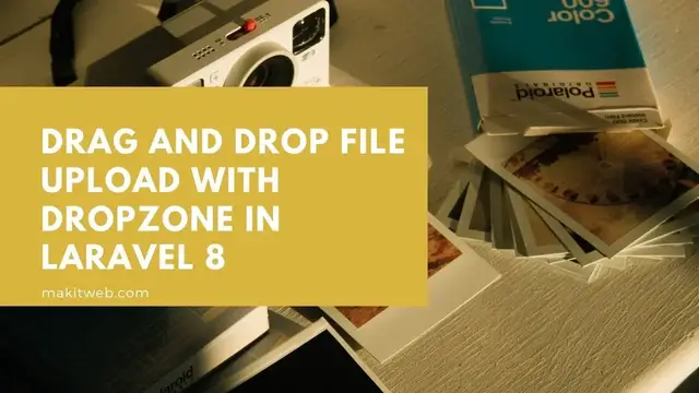 Video thumbnail for Drag and Drop file upload with Dropzone in Laravel 8