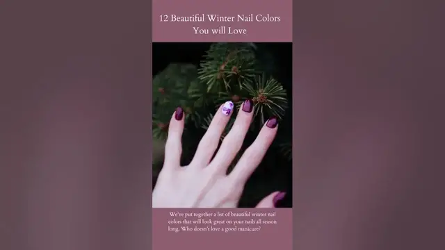 Video thumbnail for 12 Beautiful Winter Nail Colors You will Love | Morgan Taylor Nail Lacquer, Purple Nail Polish...