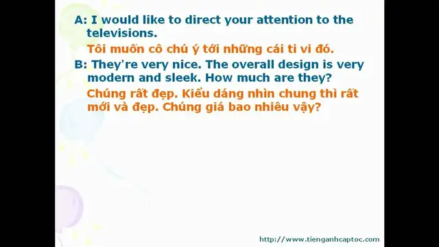 Video thumbnail for English For Sellers - Unit 04 - Dialogue 02
