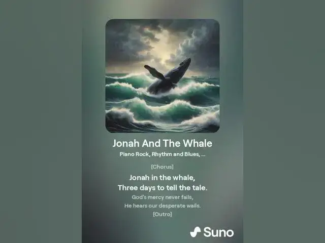 Video thumbnail for Jonah and the Whale Song: A Tale of Mercy and Redemption