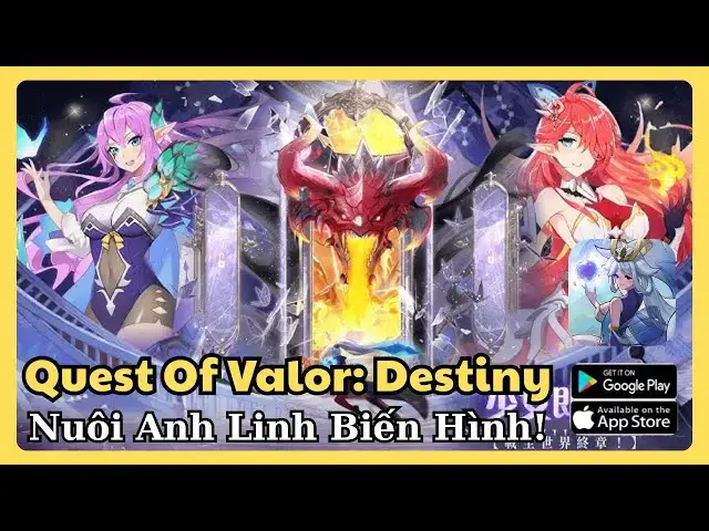 Video thumbnail for Quest Of Valor: Destiny – Game Nhẹ Mà Cuốn, Auto Cày Cấp, Mỹ Nữ Biến Hình Cực Đỉnh!
