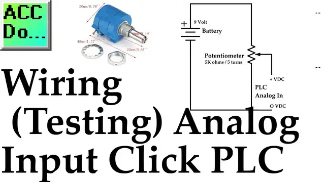 Video thumbnail for Wiring Testing Analog PLC Input Click