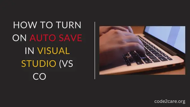 Video thumbnail for Turn on Auto Save file in Visual Studio Code (VS Code)