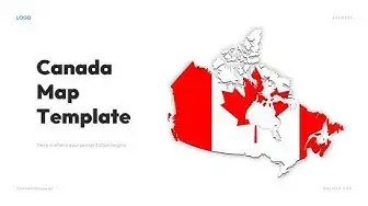 Video thumbnail for Canada Map Template for PowerPoint and Google Sldies Free Download