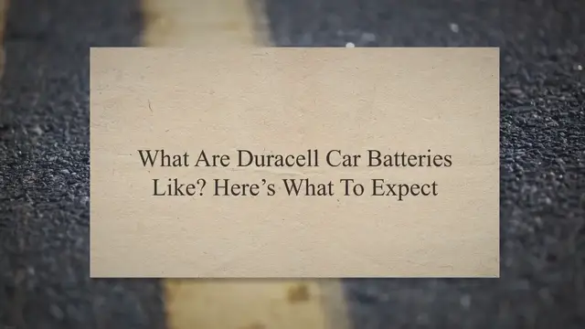 Video thumbnail for What Are Duracell Car Batteries Like? Here’s What To Expect