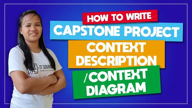 Video thumbnail for How to Write Capstone Project Context Diagram | Paano Sumulat ng Capstone Project Context Diagram