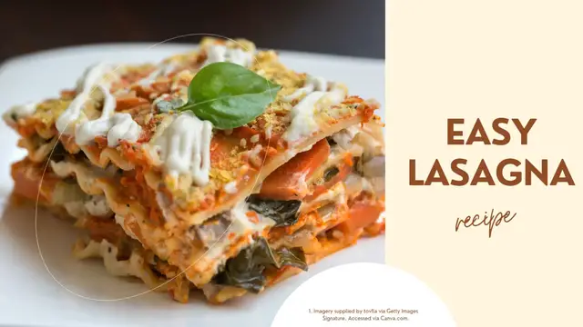 Video thumbnail for Easy Lasagna