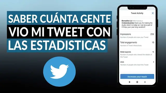Video thumbnail for Cómo saber quién y cuánta gente vio mi TWEET con las estadísticas de TWITTER