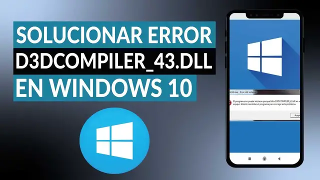 Video thumbnail for Cómo solucionar el error d3dcompiler_43.dll en WINDOWS 10 - Muy fácil