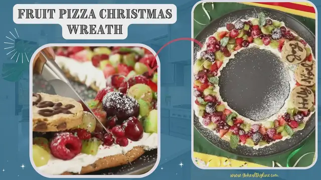 Video thumbnail for Fruit Pizza Christmas Wreath