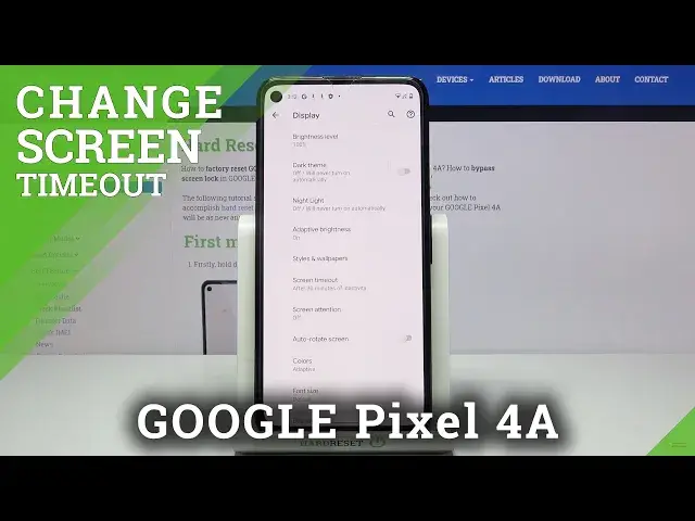 Video thumbnail for GOOGLE Pixel 4A - How to Change Screen Timeout & Manage Display Settings