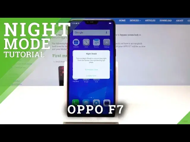 'Video thumbnail for How to Activate Night Shield in OPPO F7 - Night Mode / Night Light'
