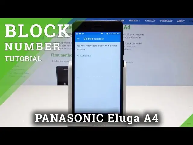 Video thumbnail for How to Create Blacklist in PANASONIC Eluga A4 - Block Calls & SMS