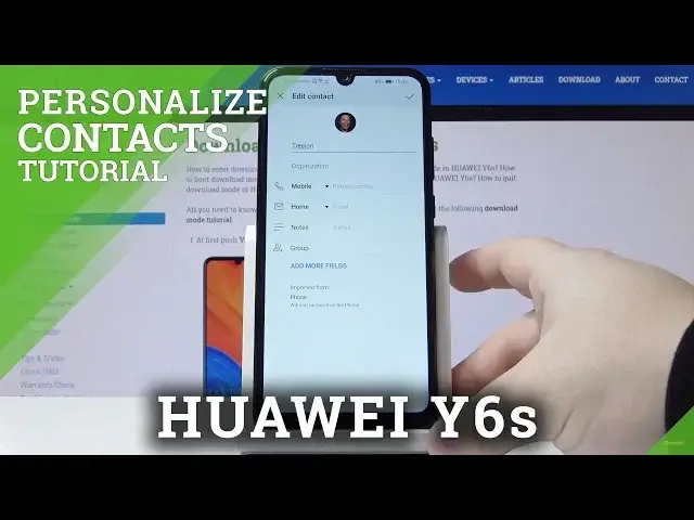 Video thumbnail for How to Add Photo to Contact in HUAWEI Y6s – Personalize Contact