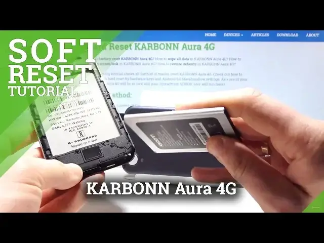 Video thumbnail for How to Remove Battery in KARBONN Aura 4G - Soft Reset / Open Back Cover