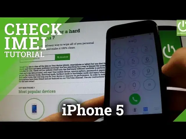 Video thumbnail for How to check the IMEI Number in APPLE iPhone 5 - Code Method