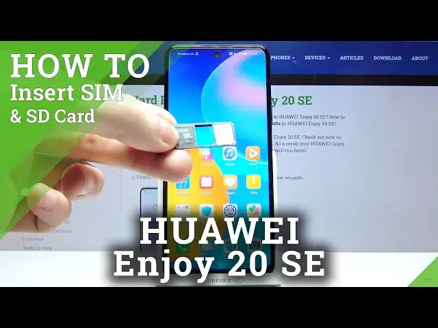 Video thumbnail for How to Insert Nano SIM and Micro SD in HUAWEI Enjoy 20 SE – Find Cards Slot and SD