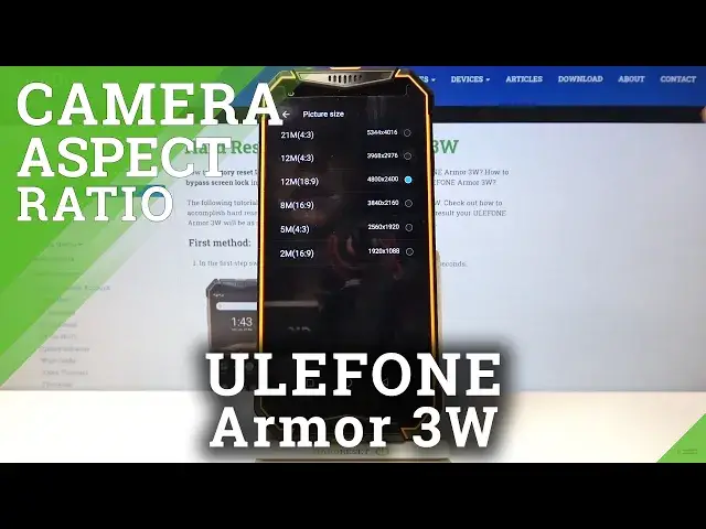 Video thumbnail for How to Change Aspect Ratio in ULEFONE Armor 3W – Picture Dimensions