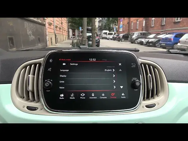 Video thumbnail for How to Change Distance Speed Units in Fiat 500? Set MPH or KMH Units