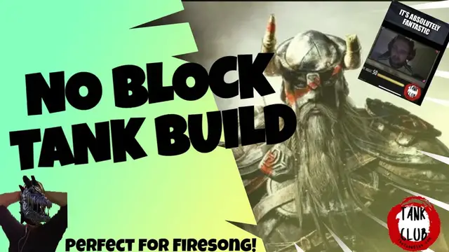 Video thumbnail for NO BLOCK TANK BUILD | Elder Scrolls Online | Firesong