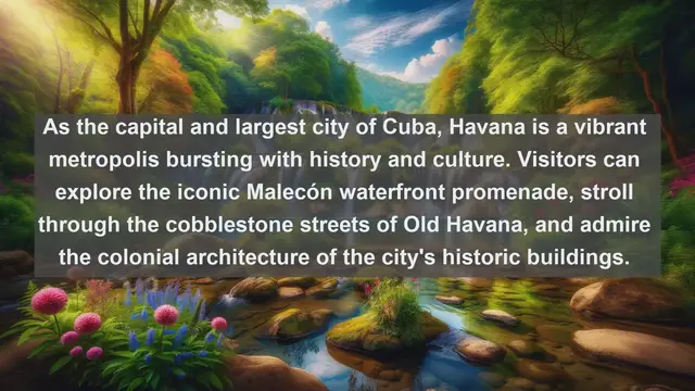 Video thumbnail for Exploring Cuba's Largest Urban Centers: Top 10 Biggest Cities to Visit