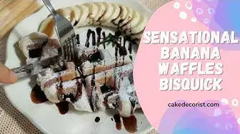 Video thumbnail for Sensational Banana Waffles Bisquick