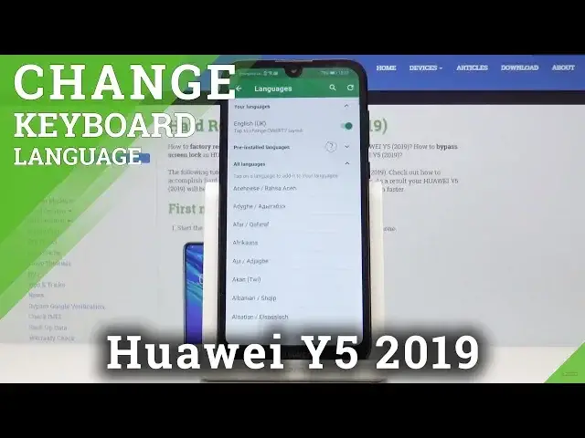 Video thumbnail for How to Change Keyboard Language in HUAWEI Y5 (2019) - Keyboard Settings