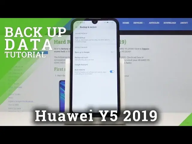 Video thumbnail for How to Allow Google Backup in Huawei Y5 2019 - Backup Data