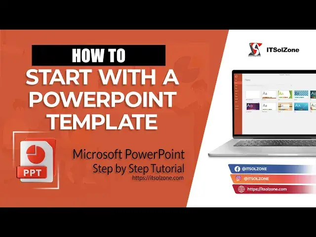 'Video thumbnail for Start with a template Step-by-Step | Tutorial | ITSolZone'