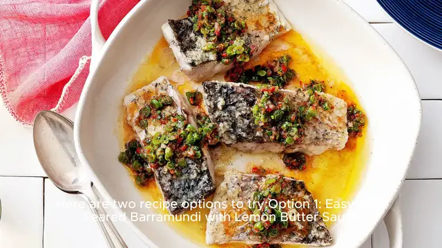 Video thumbnail for Barramundi recipe