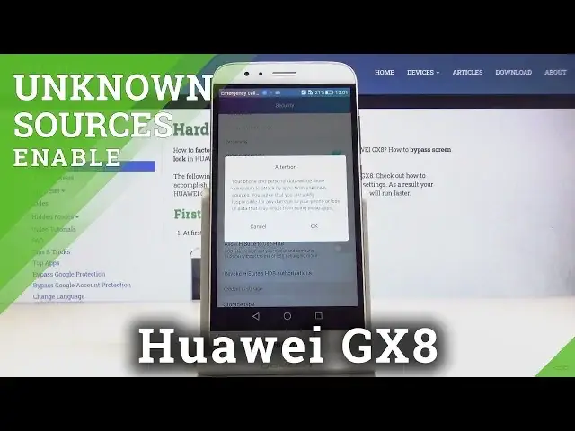 'Video thumbnail for How to Enable Unknown Sources in HUAWEI GX8 – Allow App Installation'