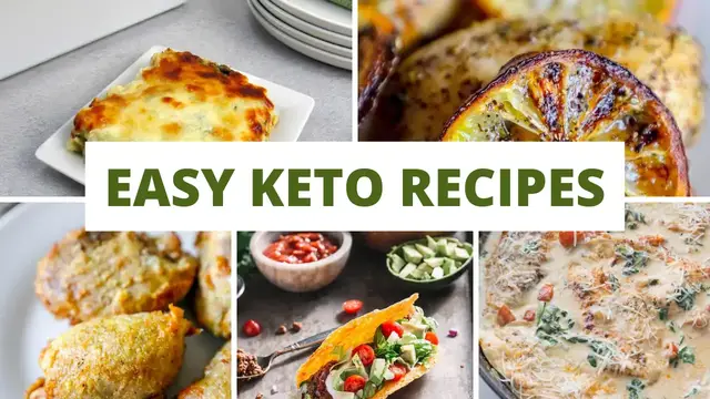Video thumbnail for easy keto recipes