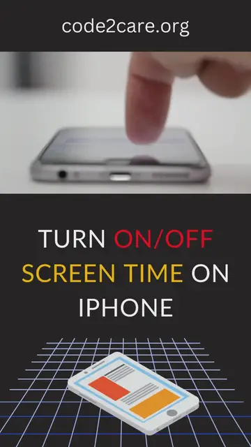 Video thumbnail for How to turn on/off Screen Time on iPhone