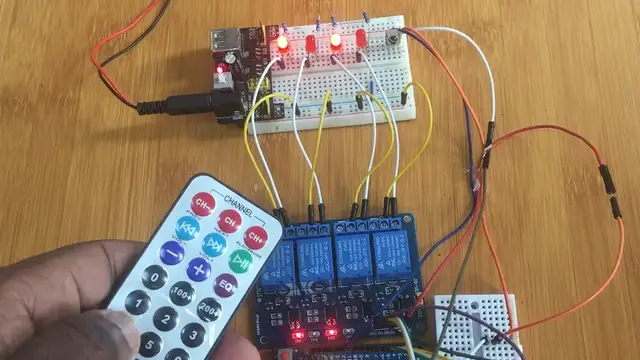 'Video thumbnail for IR remote Control of LEDs and Relays.'