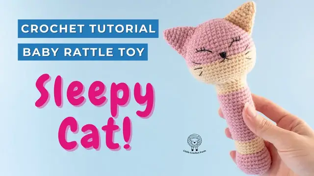 Video thumbnail for Crochet toys for babies tutorial. Amigurumi cat for beginners