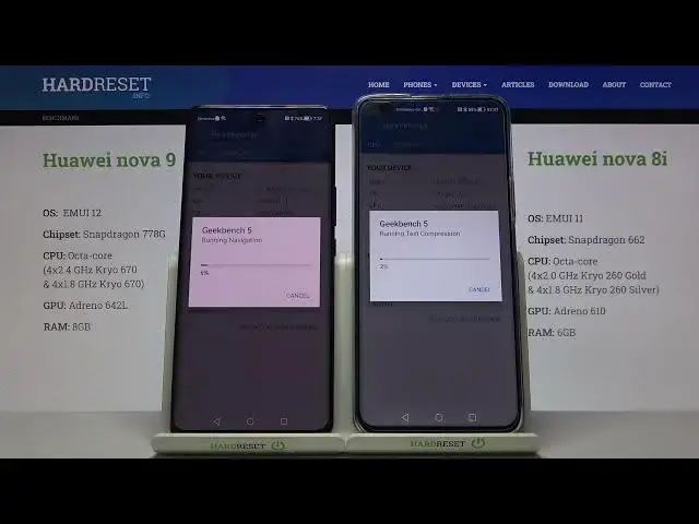 'Video thumbnail for HUAWEI Nova 9 vs HUAWEI Nova 8i Geekbench 5 CPU - Compare Scores'