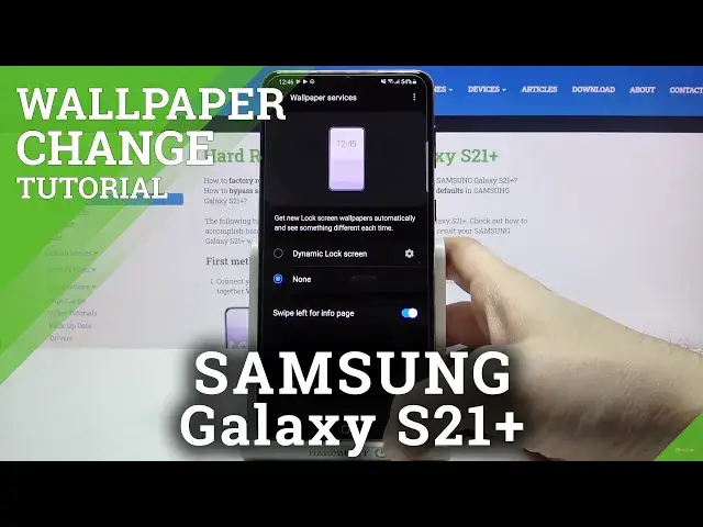 Video thumbnail for How to Change Wallpaper in SAMSUNG Galaxy S21+ - Refresh Home Screen Look