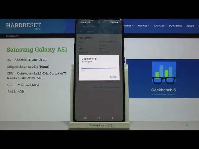 'Video thumbnail for Samsung Galaxy A51 BENCHMARK OF GPU - OpenCL by Geekbench 5'