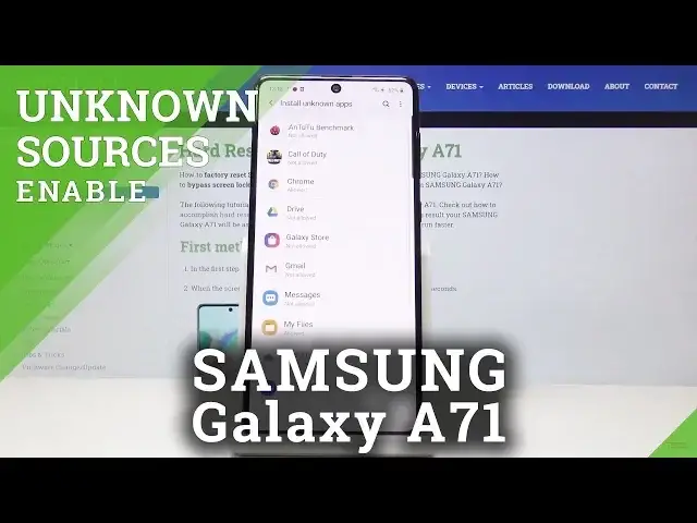 'Video thumbnail for Non-Official Sources Installation on Samsung Galaxy A71 – Install Applications'