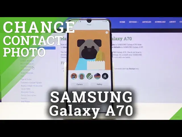 'Video thumbnail for How to Add Photo to Contact in SAMSUNG Galaxy A70 - Personalize Contacts'