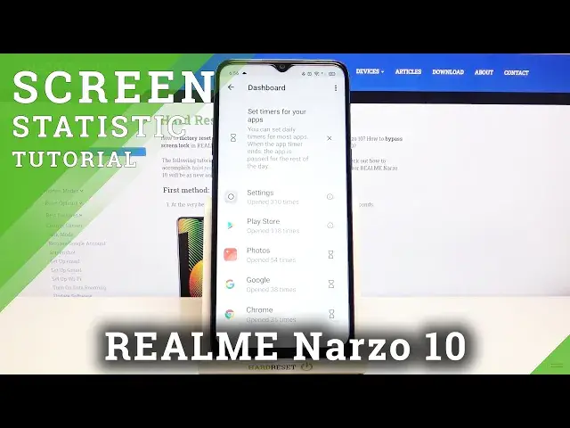 'Video thumbnail for How to Check Number of Apps Opened Each Day on REALME Narzo 10 – Mobile Statistics'