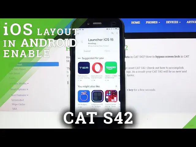 Video thumbnail for How to Apply Apple Layout in Cat S42 - Download iOS Launcher