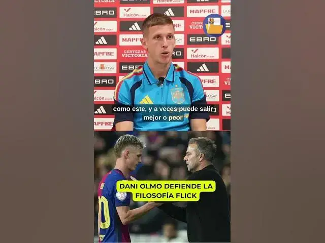 Video thumbnail for ⚔️😍 Dani Olmo no tiene dudas con la línea adelantada de Flick #fcbarcelona Vía Mundo Deportivo