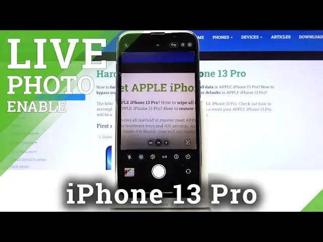 Video thumbnail for How to Take Motion Photo on iPhone 13 Pro – Live Picture