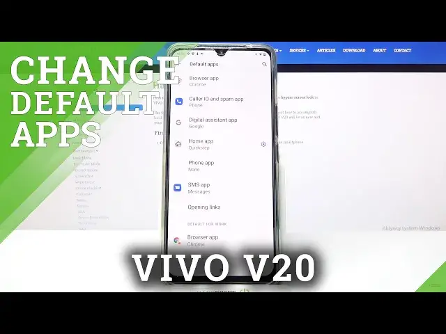 'Video thumbnail for How to Change Default Apps on VIVO V20- Adjust Apps'